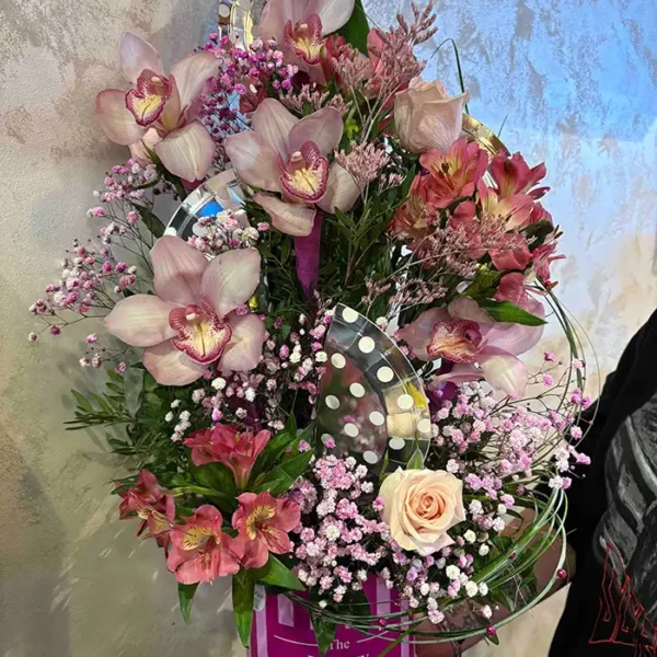 Aranžman 10 luxury box - Luksuzne kutije sa cvećem