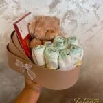 Box aranžman za bebe 2 - Cena poklona za novorođenče