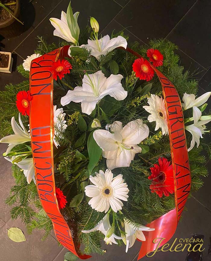 Venac 41 - Cveće za sahranu