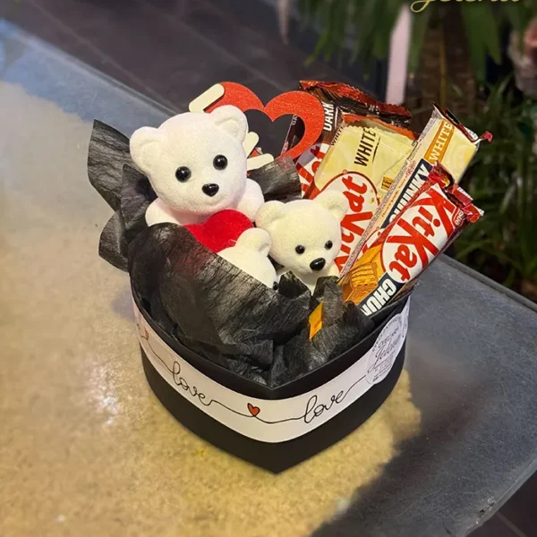 Box sa slatkišima - Crno srce