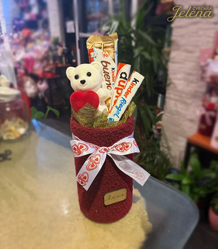 Box sa slatkišima - Red Box sa slatkišima - Red