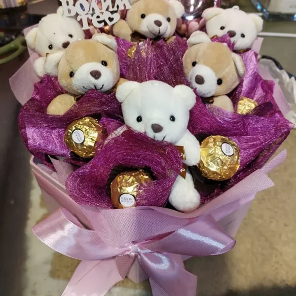 Box sa slatkišima i medvedićima