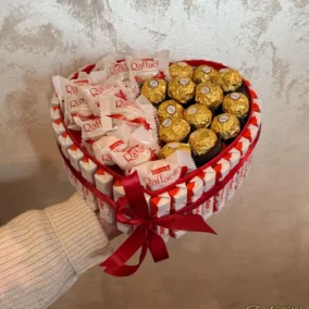 Aranžman sa slatkišima - Srce